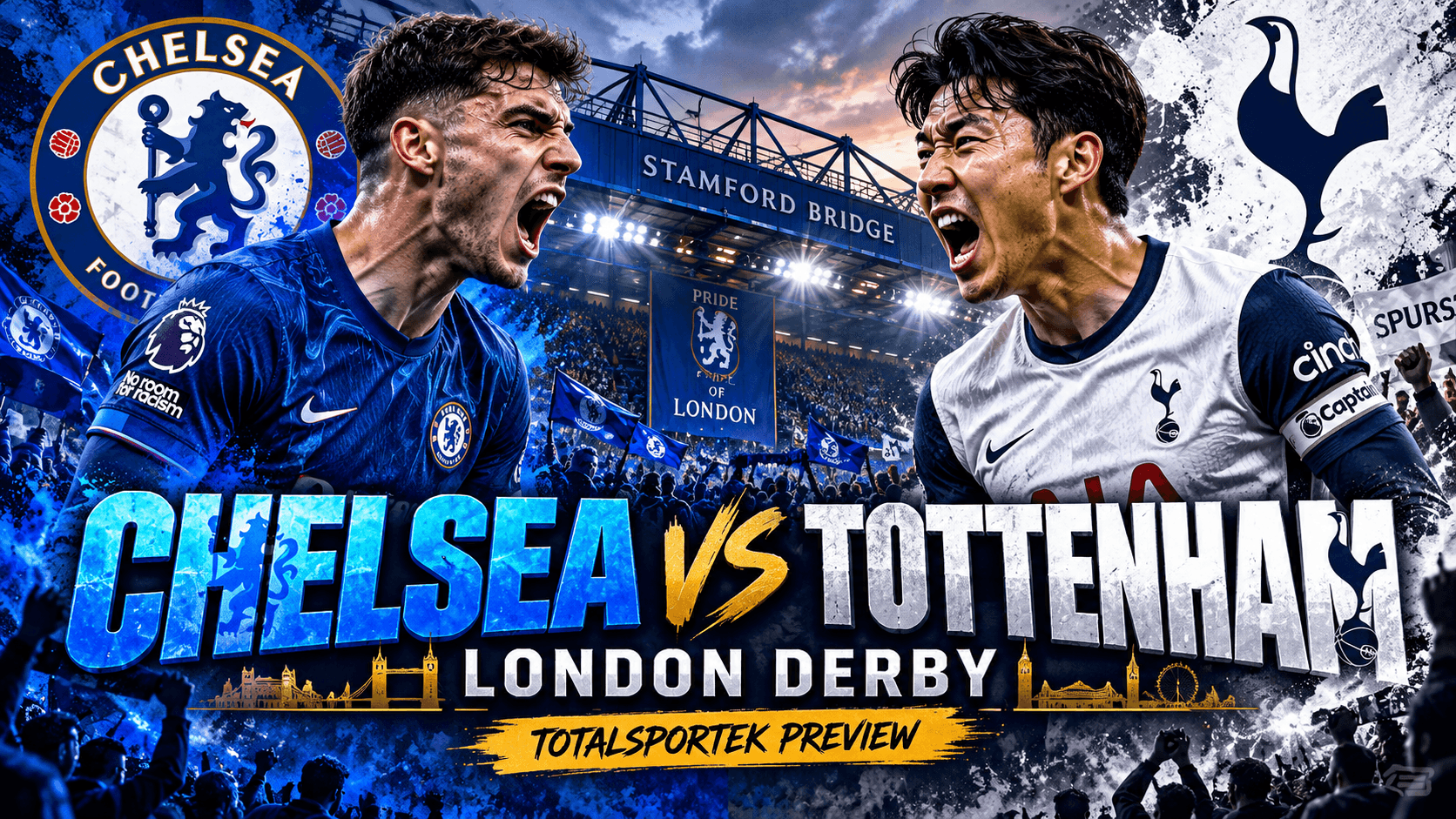 Chelsea vs Tottenham Raises London Derby Stakes in This Totalsportek Preview